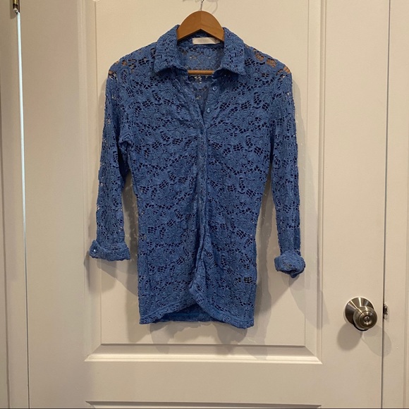 Anne Fontaine Delissa Long Sleeve Blouse - Picture 2 of 4